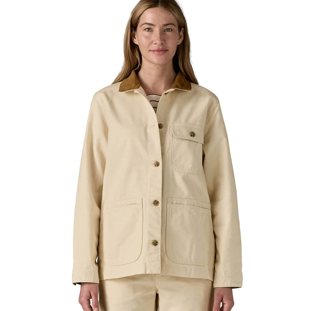 Patagonia W Jacket Point Reyes Canvas beige undyed natural