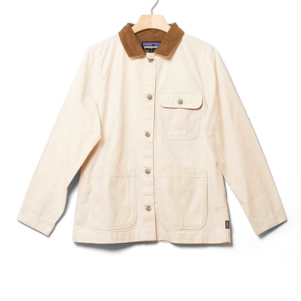 Patagonia W Jacket Point Reyes Canvas beige undyed natural