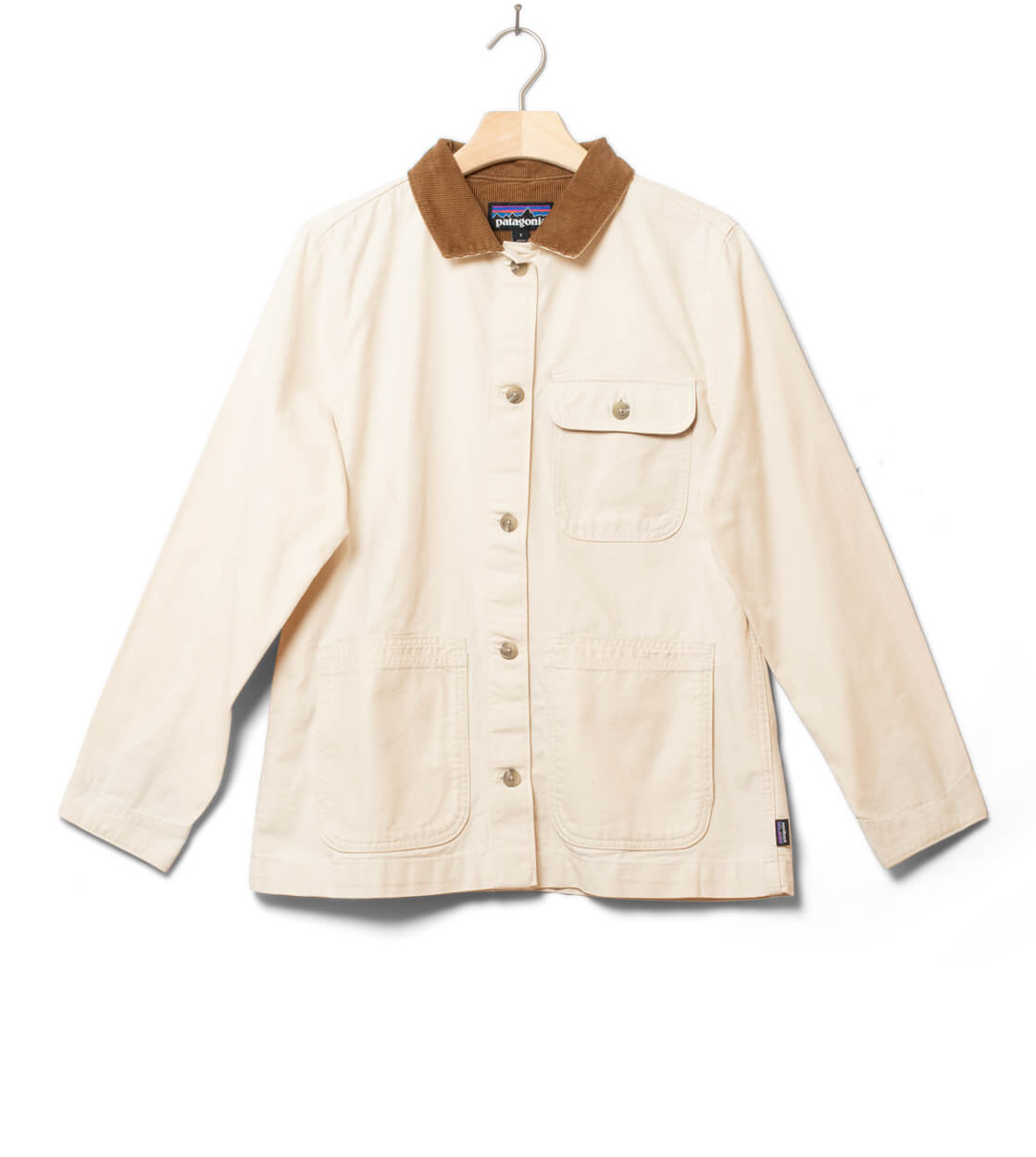 Patagonia W Jacket Point Reyes Canvas beige undyed natural