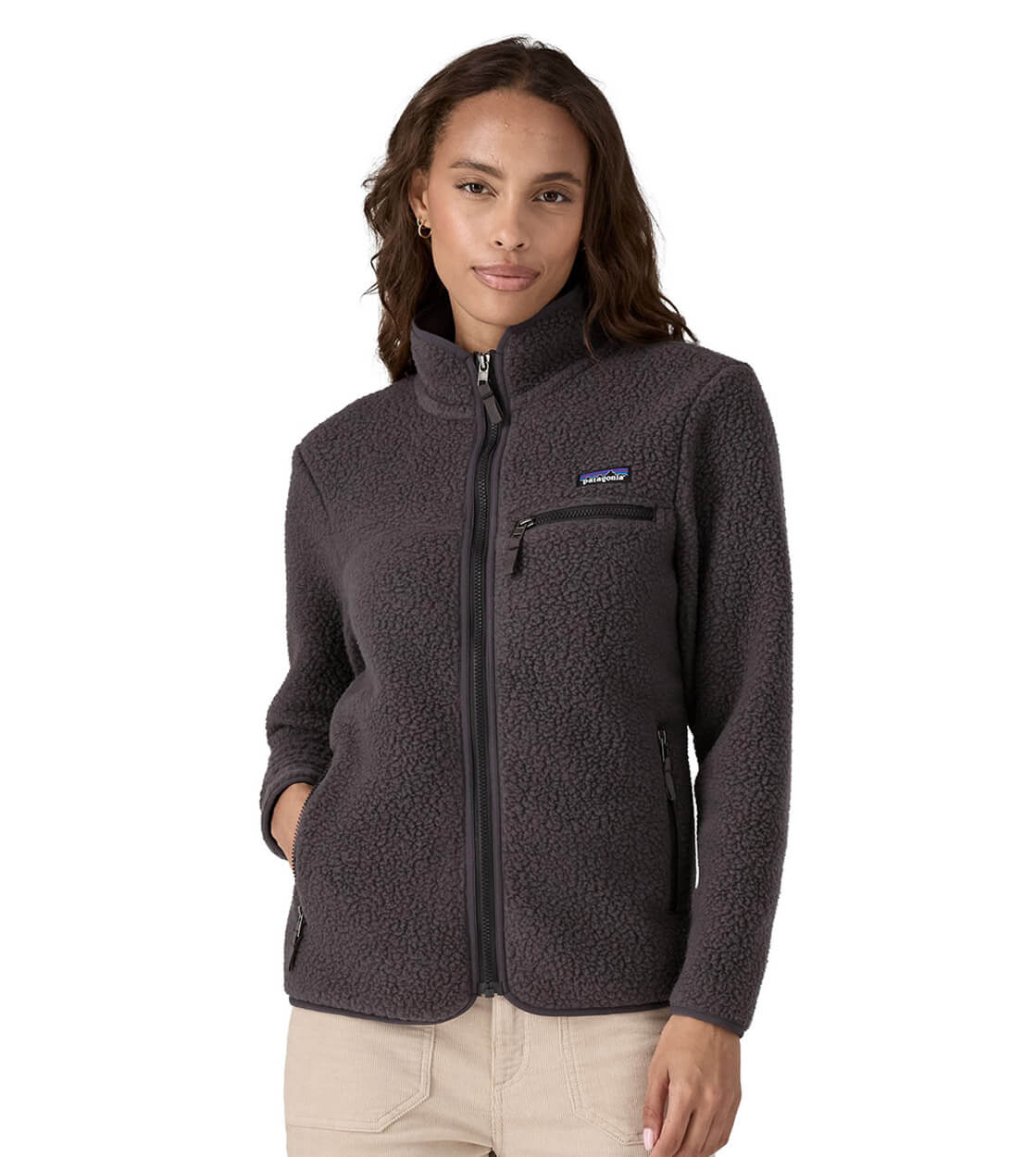 Patagonia W Jacket Retro Pile black ink
