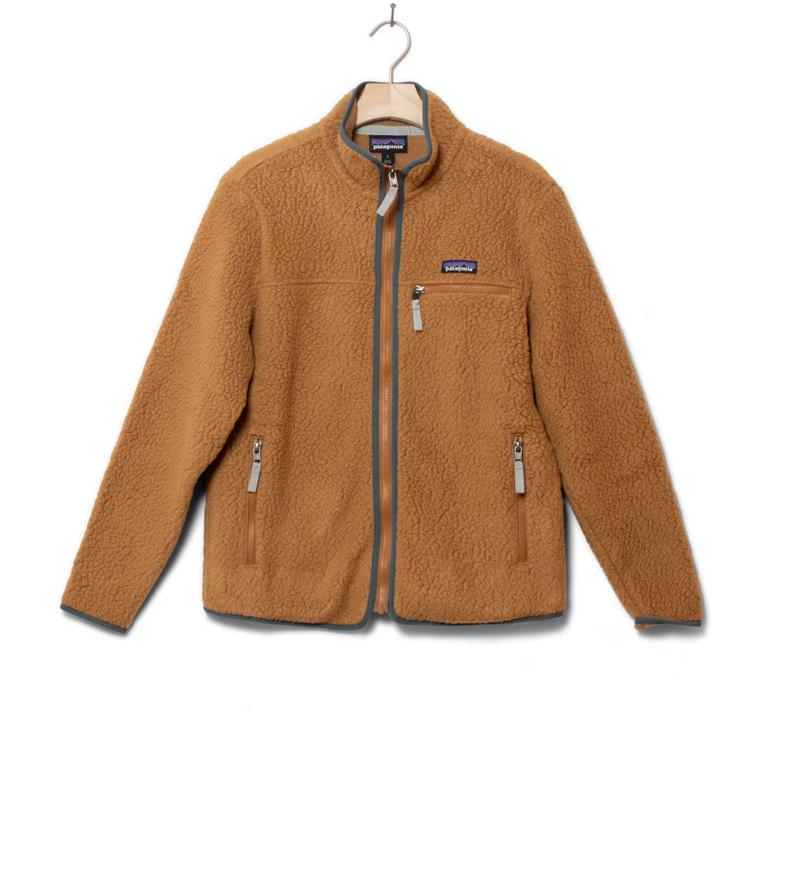 Patagonia W Jacket Retro Pile brown rust/nouveau green