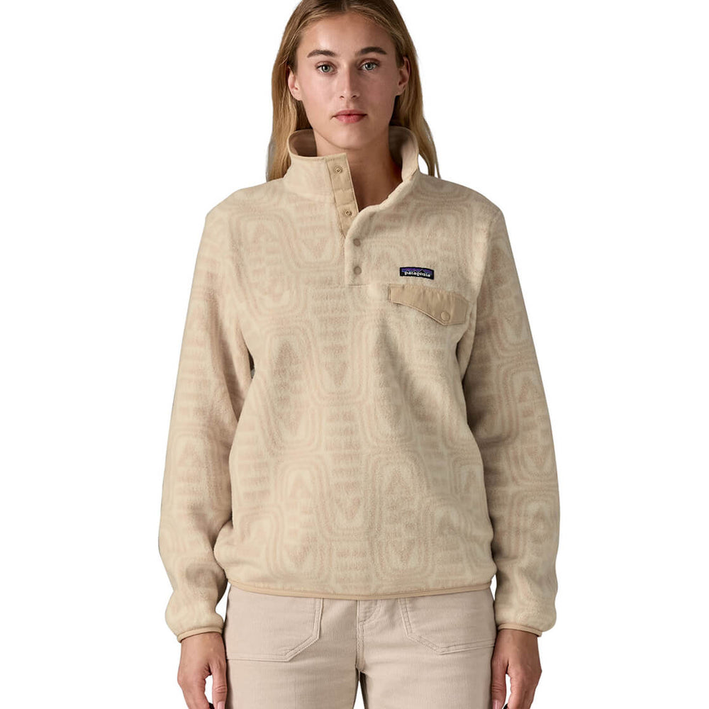 Patagonia W Jacket Synchilla LW Snap-T P/O beige flow dyno white