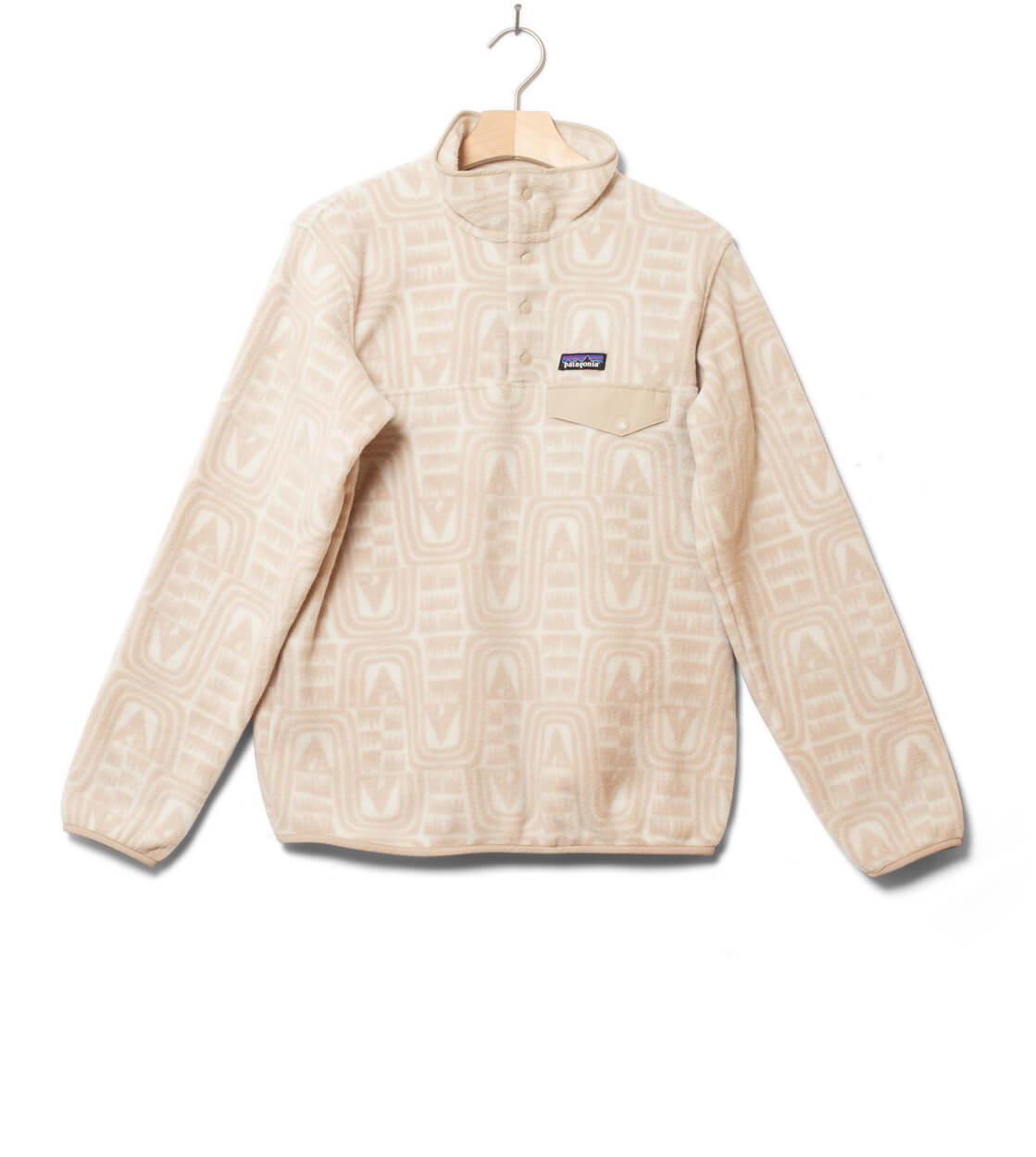 Patagonia W Jacket Synchilla LW Snap-T P/O beige flow dyno white