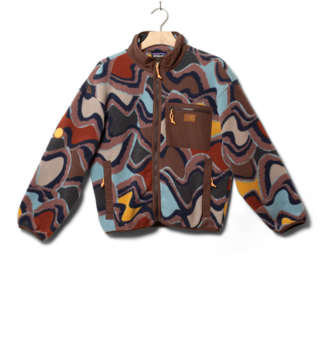 Patagonia W Jacket Synchilla multi currents dusle mauve