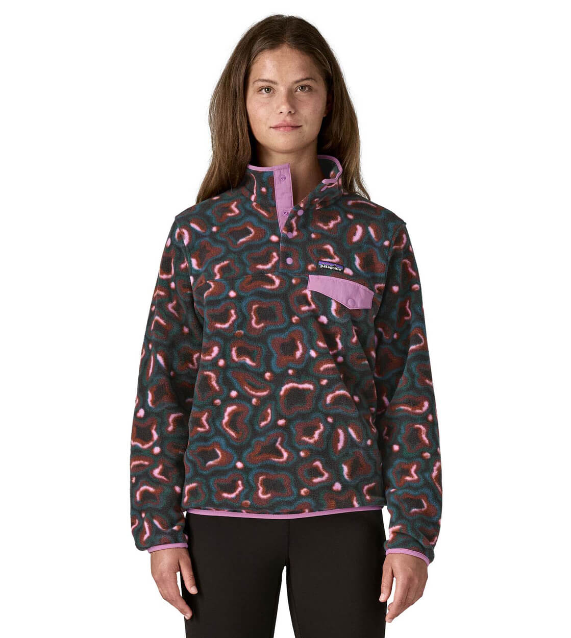 Patagonia W Jacket Synchilla multi soft spirea dried vanilla