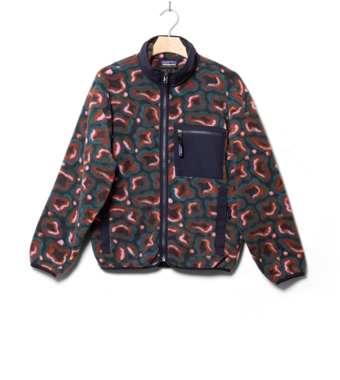 Patagonia W Jacket Synchilla multi soft spirea dried vanilla