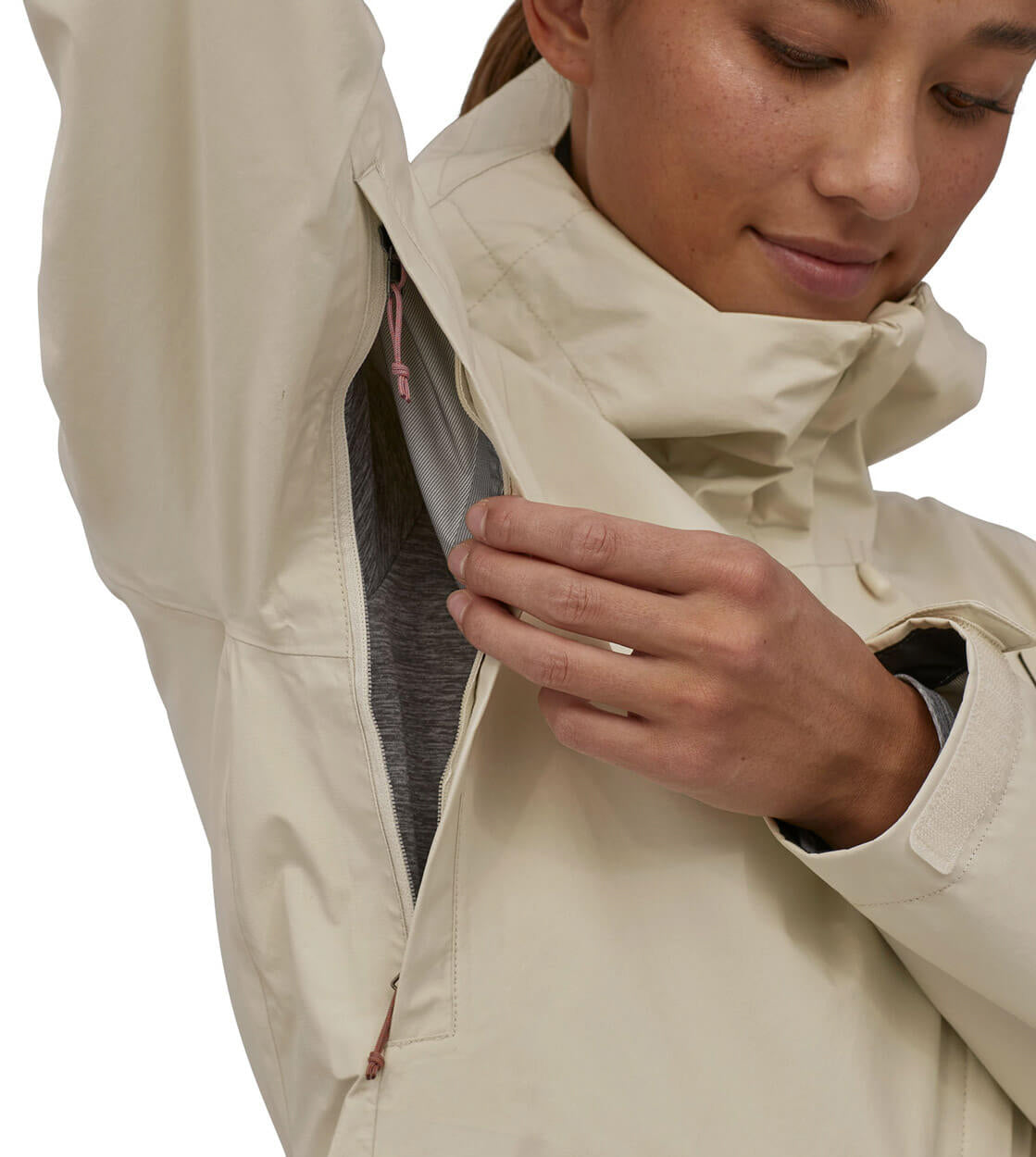 Patagonia W Jacket Torrentshell 3L white wool