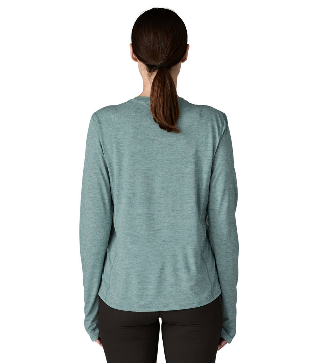 Patagonia W Longsleeve Cap Cool Sun blue nouveau green sage x-dye