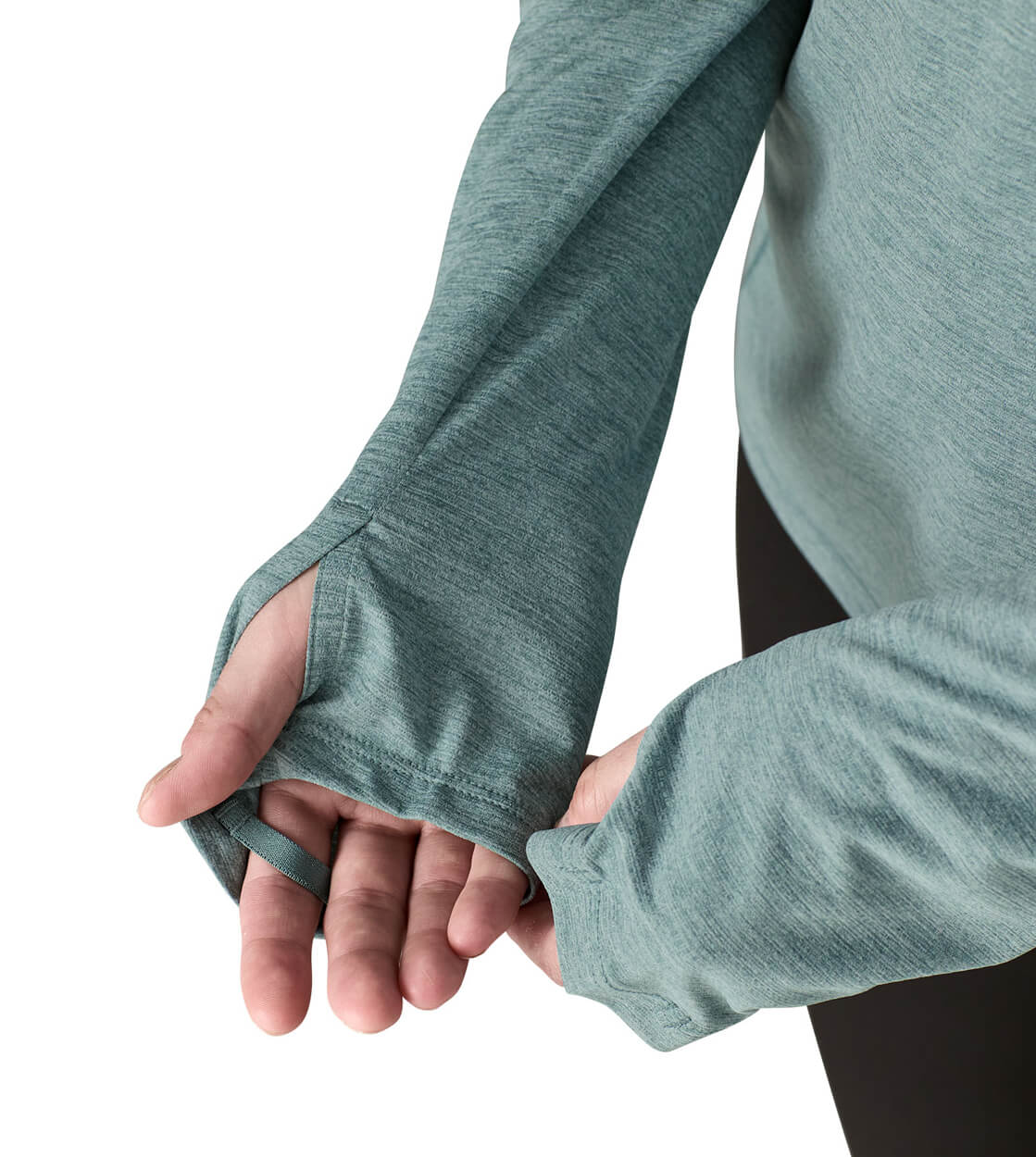 Patagonia W Longsleeve Cap Cool Sun blue nouveau green sage x-dye