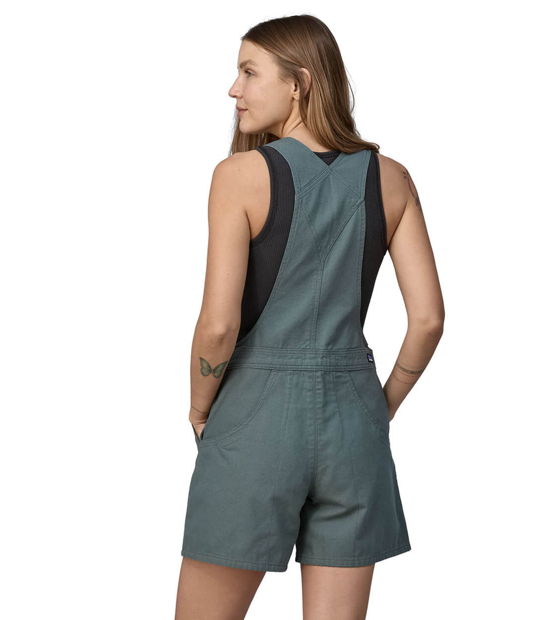 Patagonia W Overall Short Stand Up green nouveau