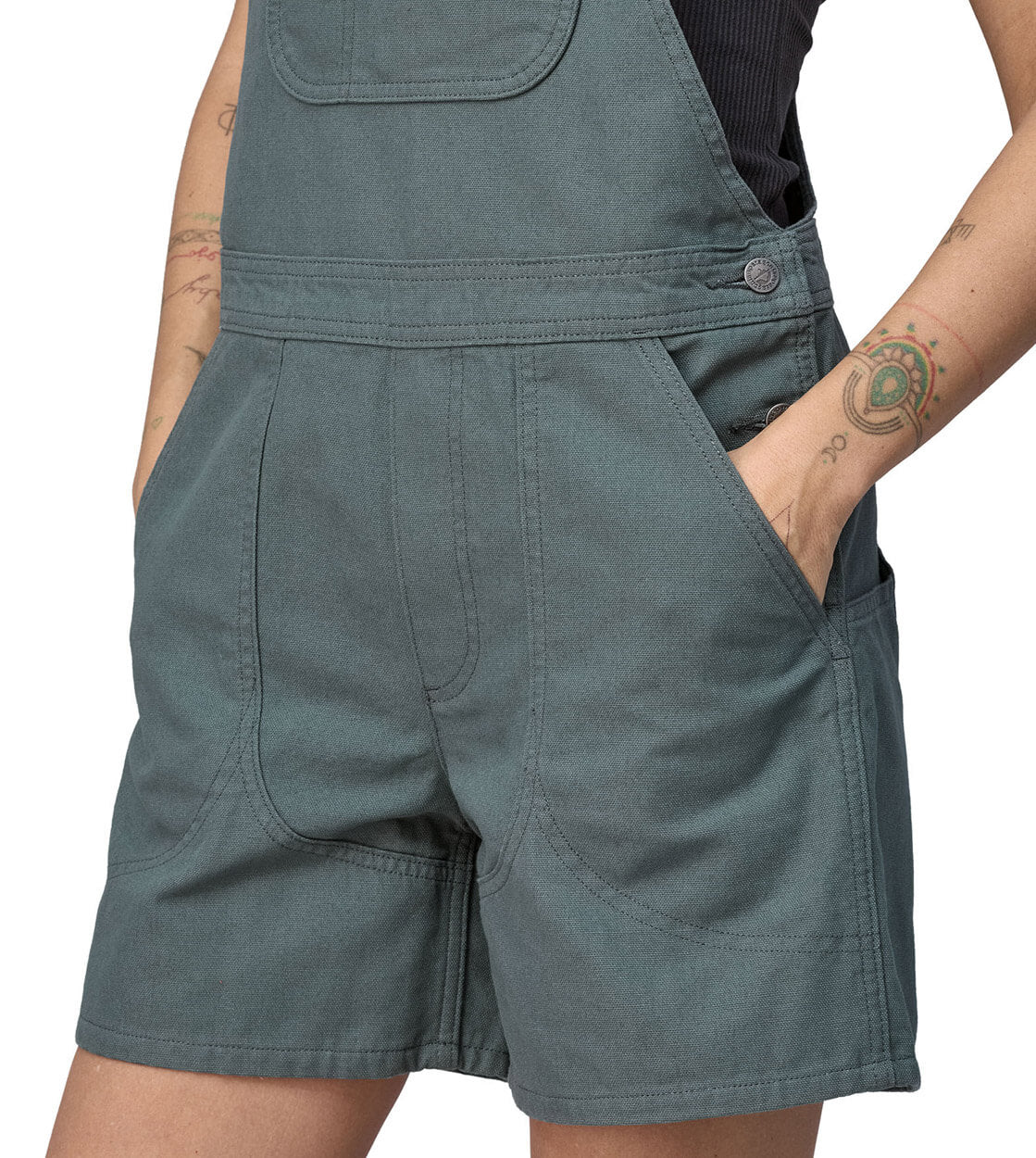 Patagonia W Overall Short Stand Up green nouveau