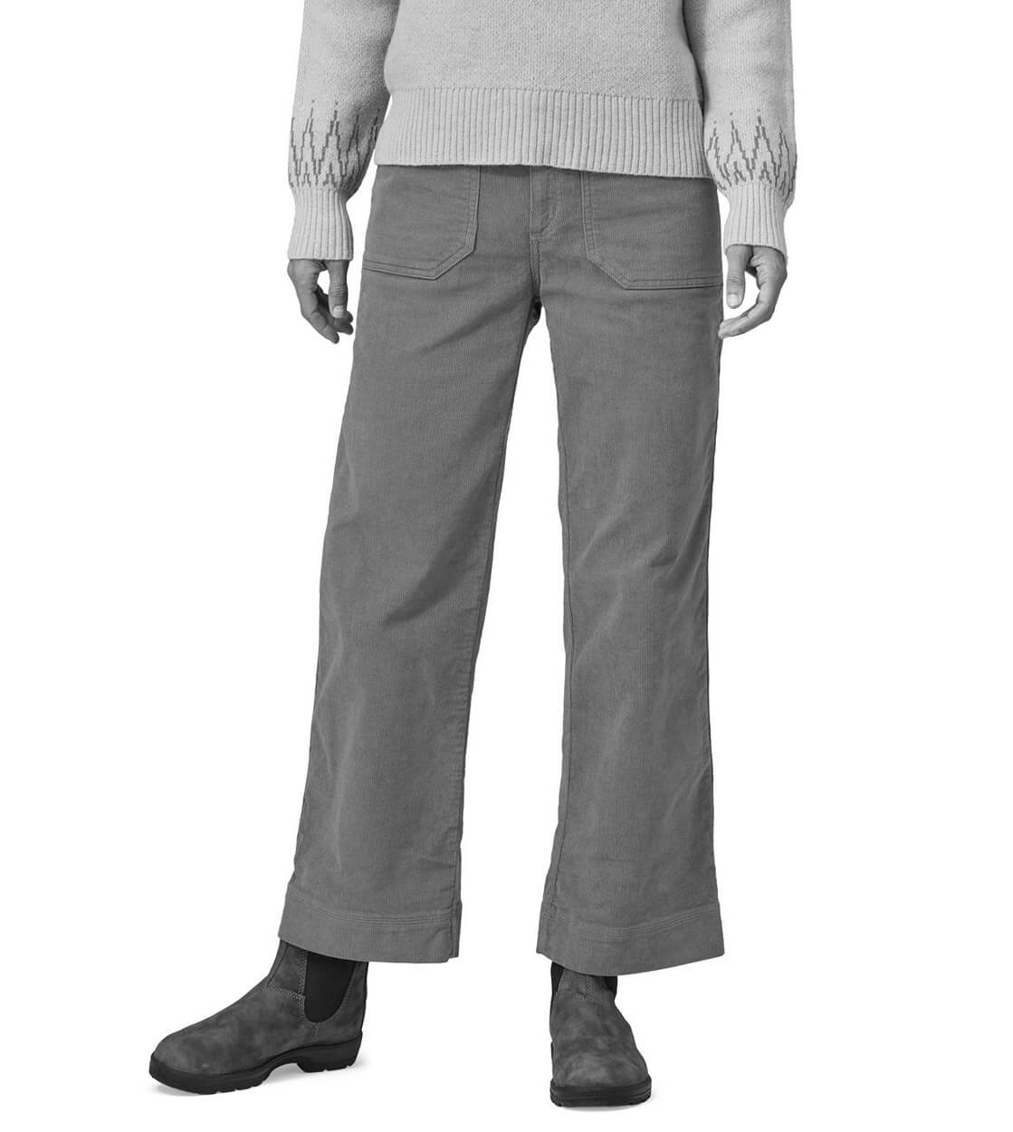 Patagonia W Pants Cord Wide Leg green basin