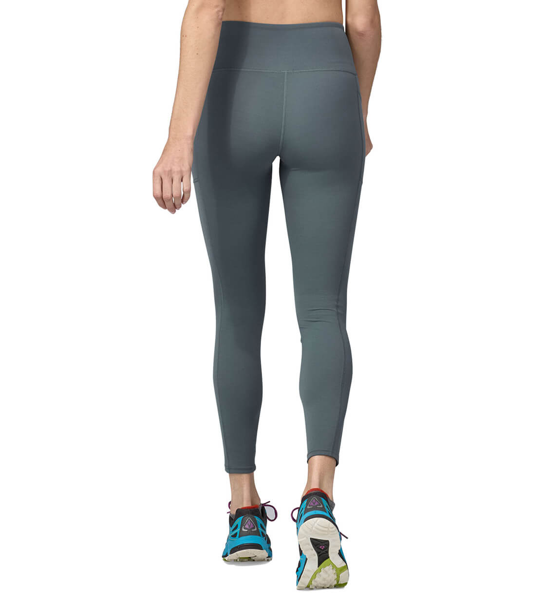 Patagonia W Pants Maipo 7/8 Stash Tights blue nouveau green