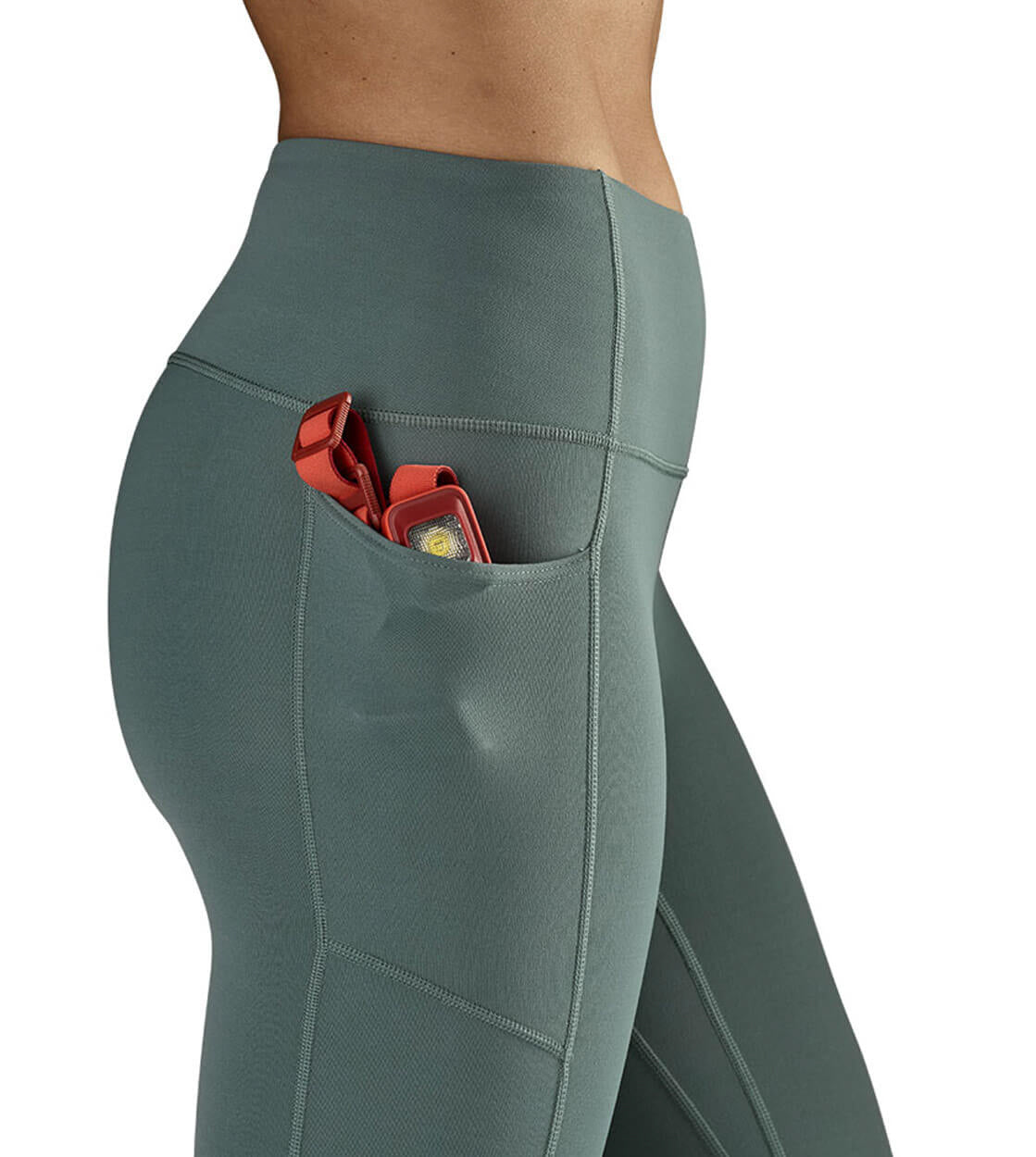 Patagonia W Pants Maipo 7/8 Stash Tights blue nouveau green