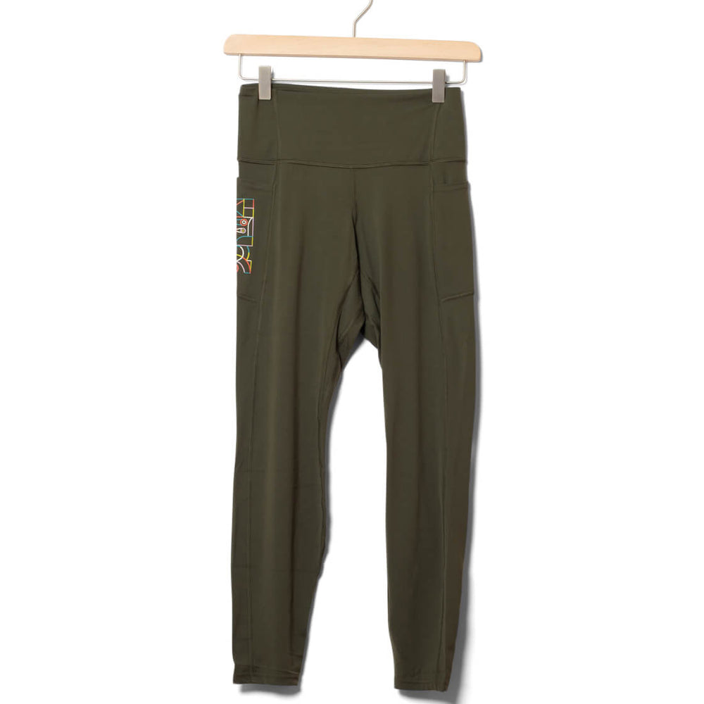 Patagonia W Pants Maipo 7/8 Stash Tights green pine needle