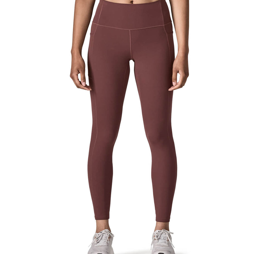 Patagonia W Pants Maipo 7/8 Stash Tights red dark ruby