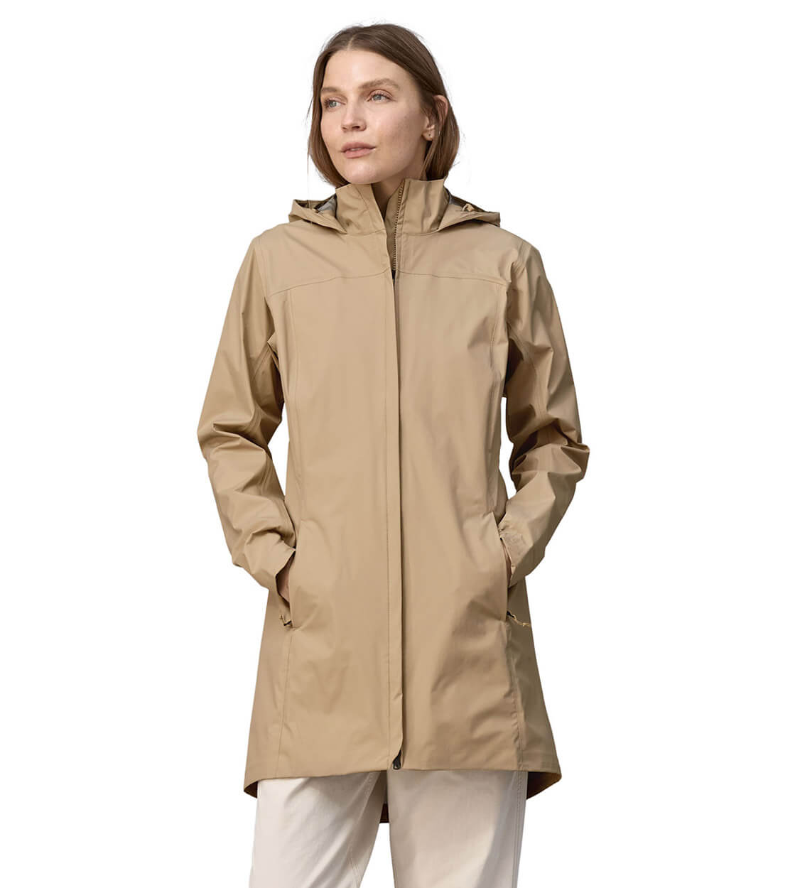 Patagonia W Parka Torrentshell 3L beige oar tan