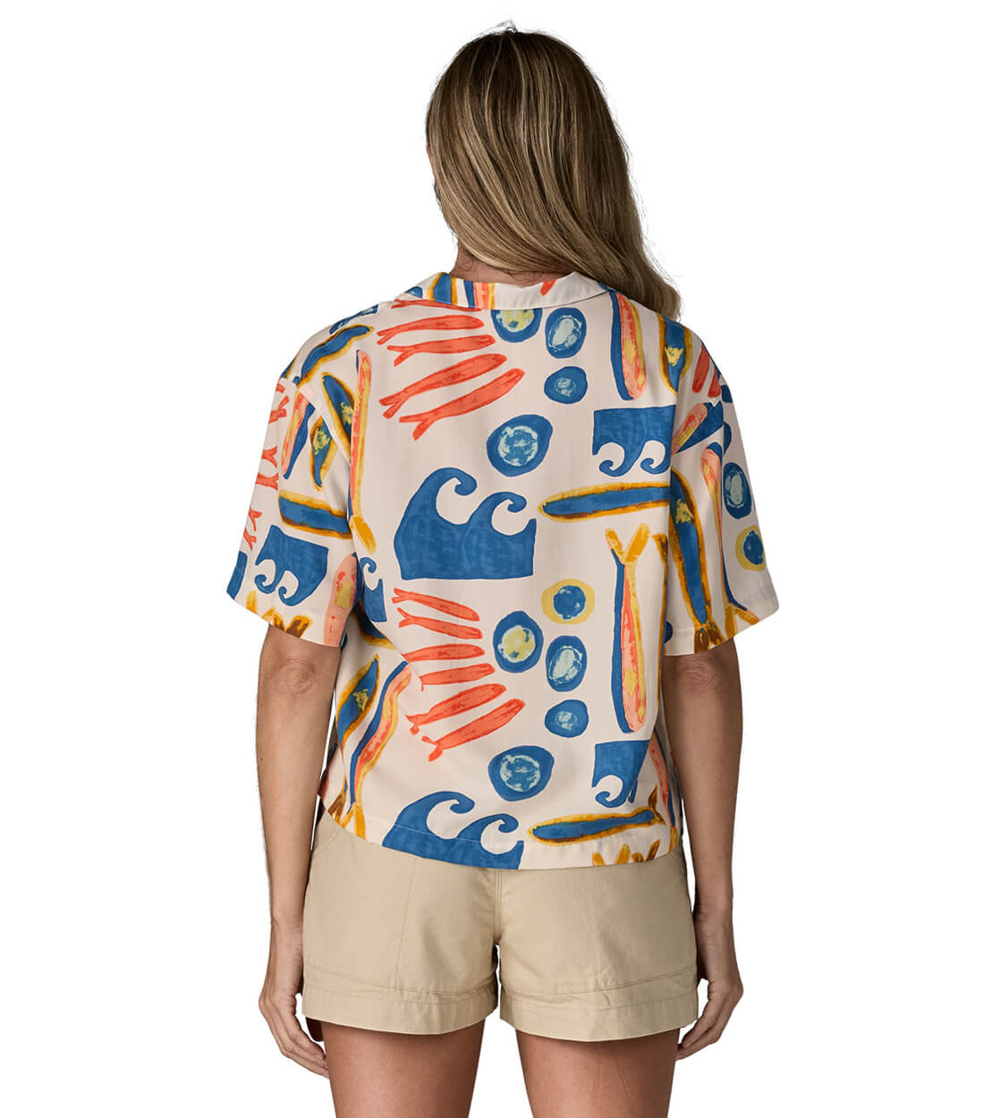 Patagonia W Shirt Tidal Threads beige natural sardines