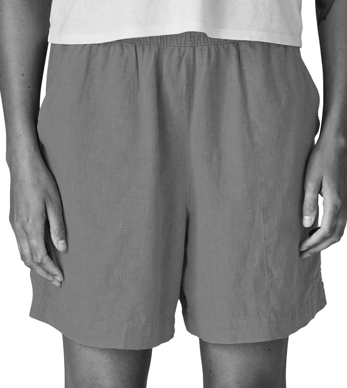 Patagonia W Shorts Garden Island Long 6in green rapids weathered stone