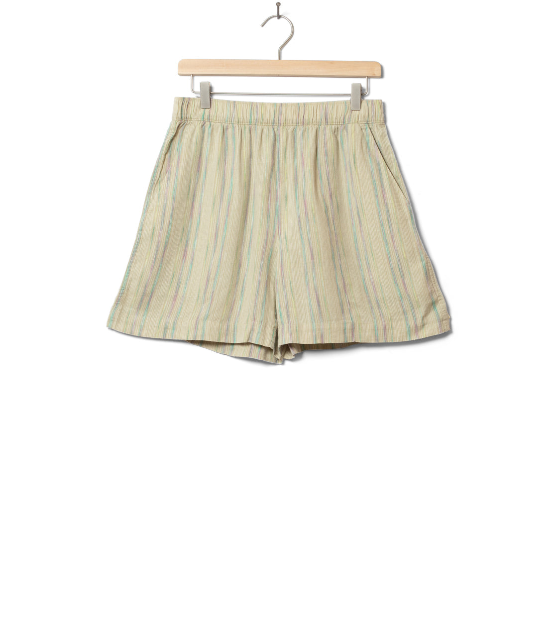 Patagonia W Shorts Garden Island Long 6in green rapids weathered stone