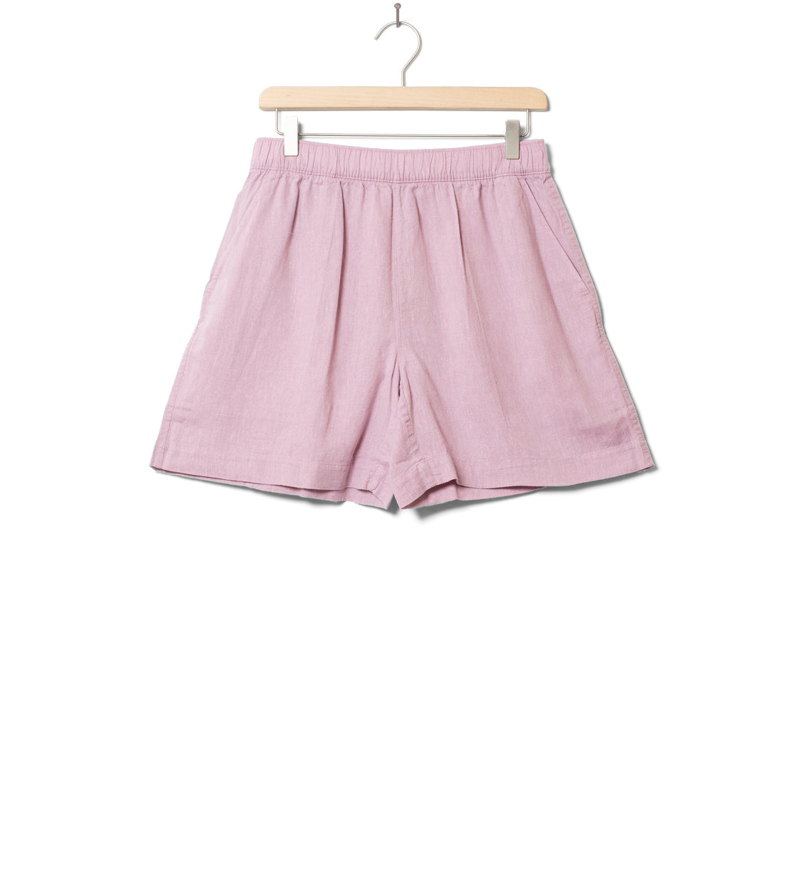 Patagonia W Shorts Garden Island Long 6in pink whole weave weathered stone
