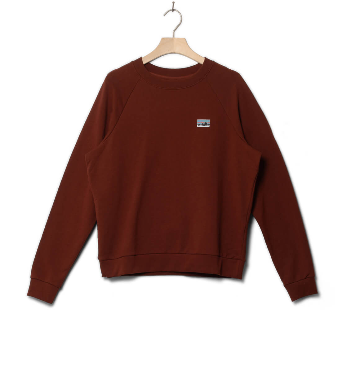 Patagonia W Sweater Regenerative Organic Cotton Certified brown dried vanilla