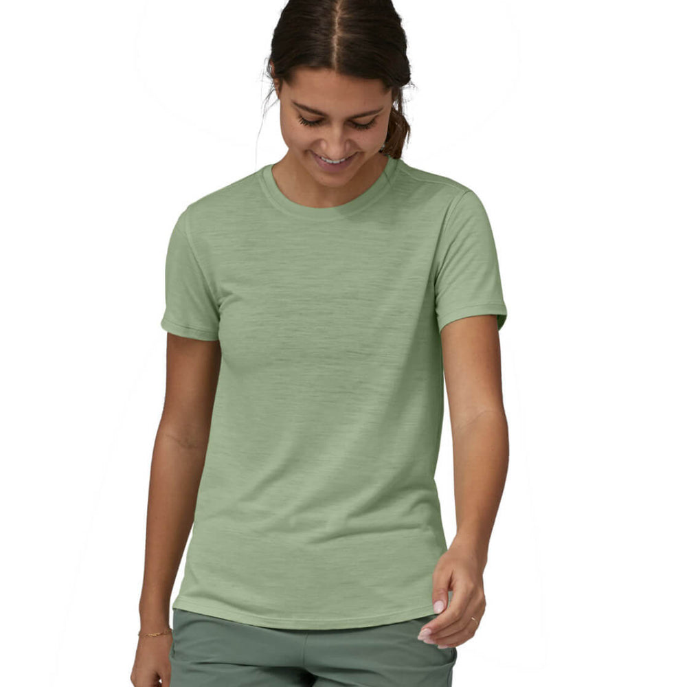 
                      
                        Patagonia W T-Shirt Cap Cool Merino green salvia
                      
                    