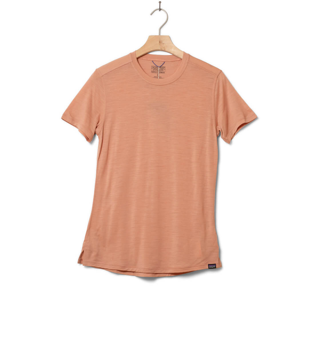 Patagonia W T-Shirt Cap Cool Merino pink terra