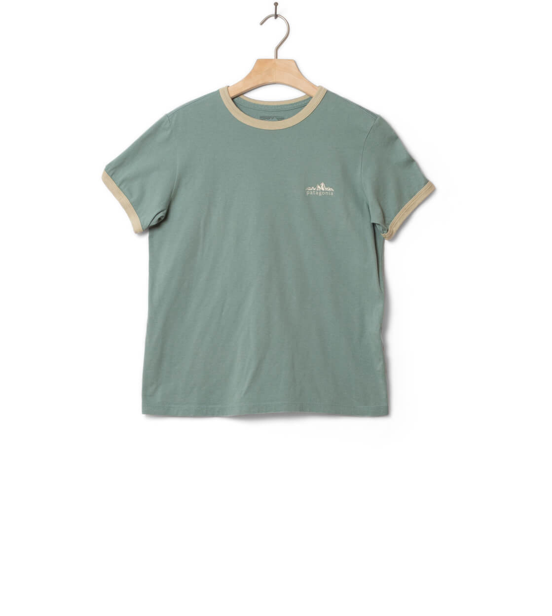 Patagonia W T-Shirt Fitz Roy Foothills Ringer green cover