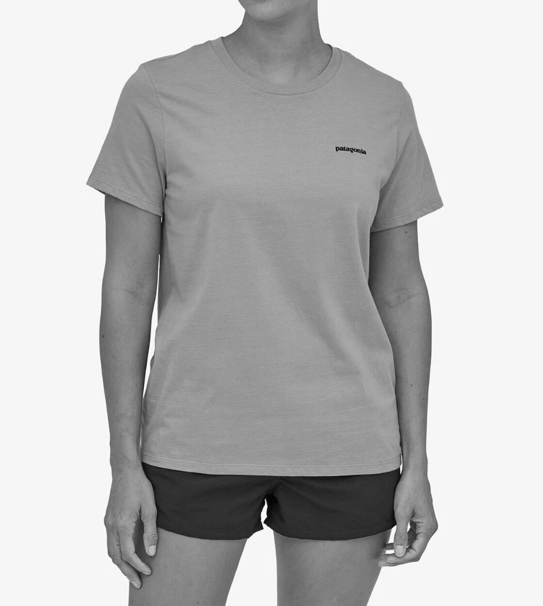 Patagonia W T-Shirt P-6 Logo blue new navy