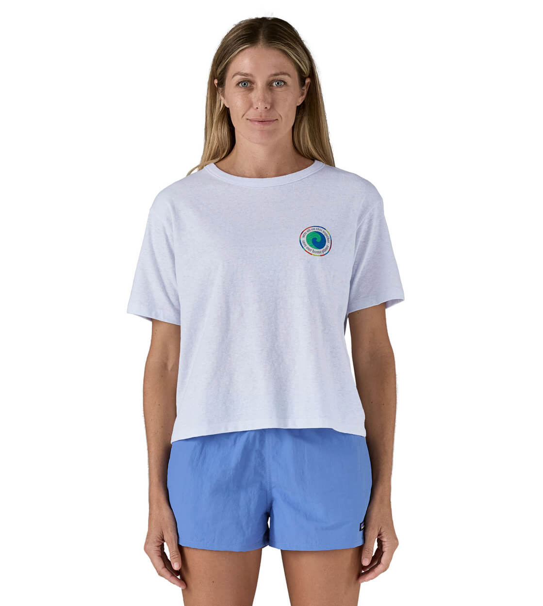 Patagonia W T-Shirt Unity Fitz Easy Cut Responsibiliti grey white