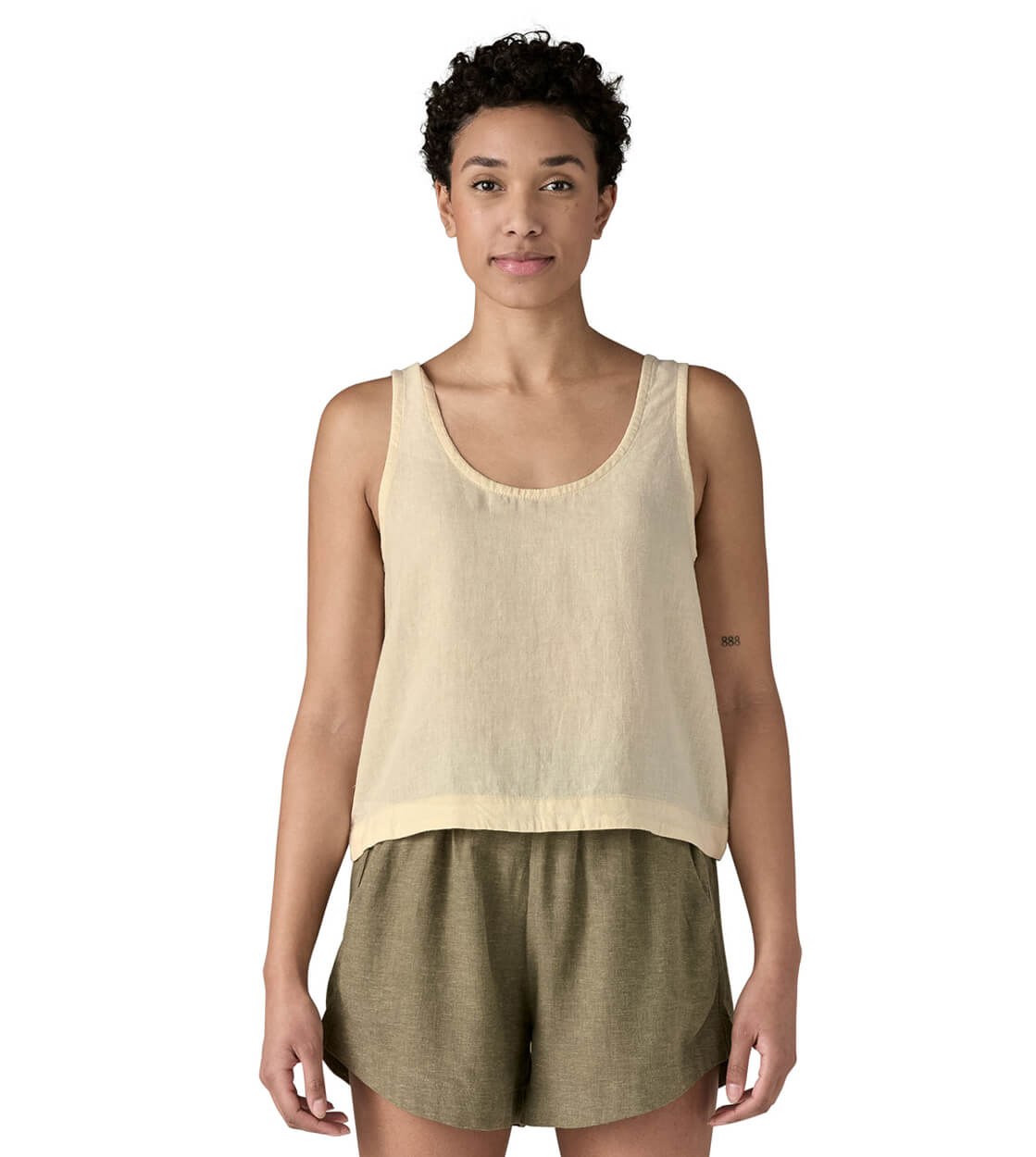 Patagonia W Top Garden Island beige natural whole weave