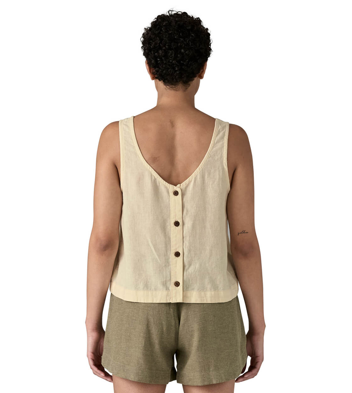 Patagonia W Top Garden Island beige natural whole weave