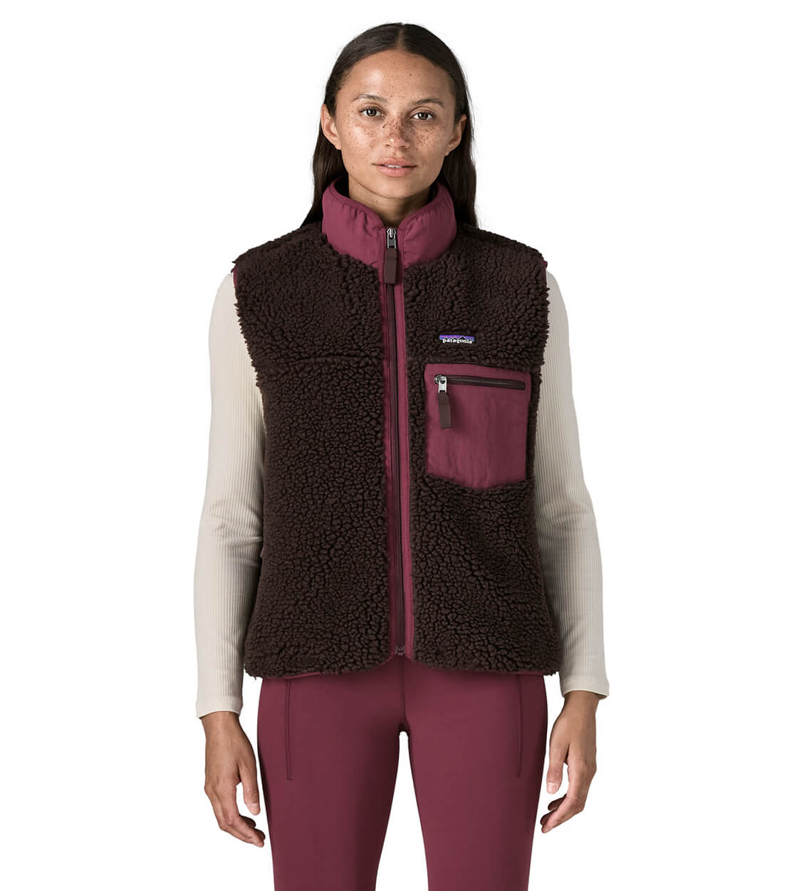 Patagonia W Vest Classic Retro X brown den