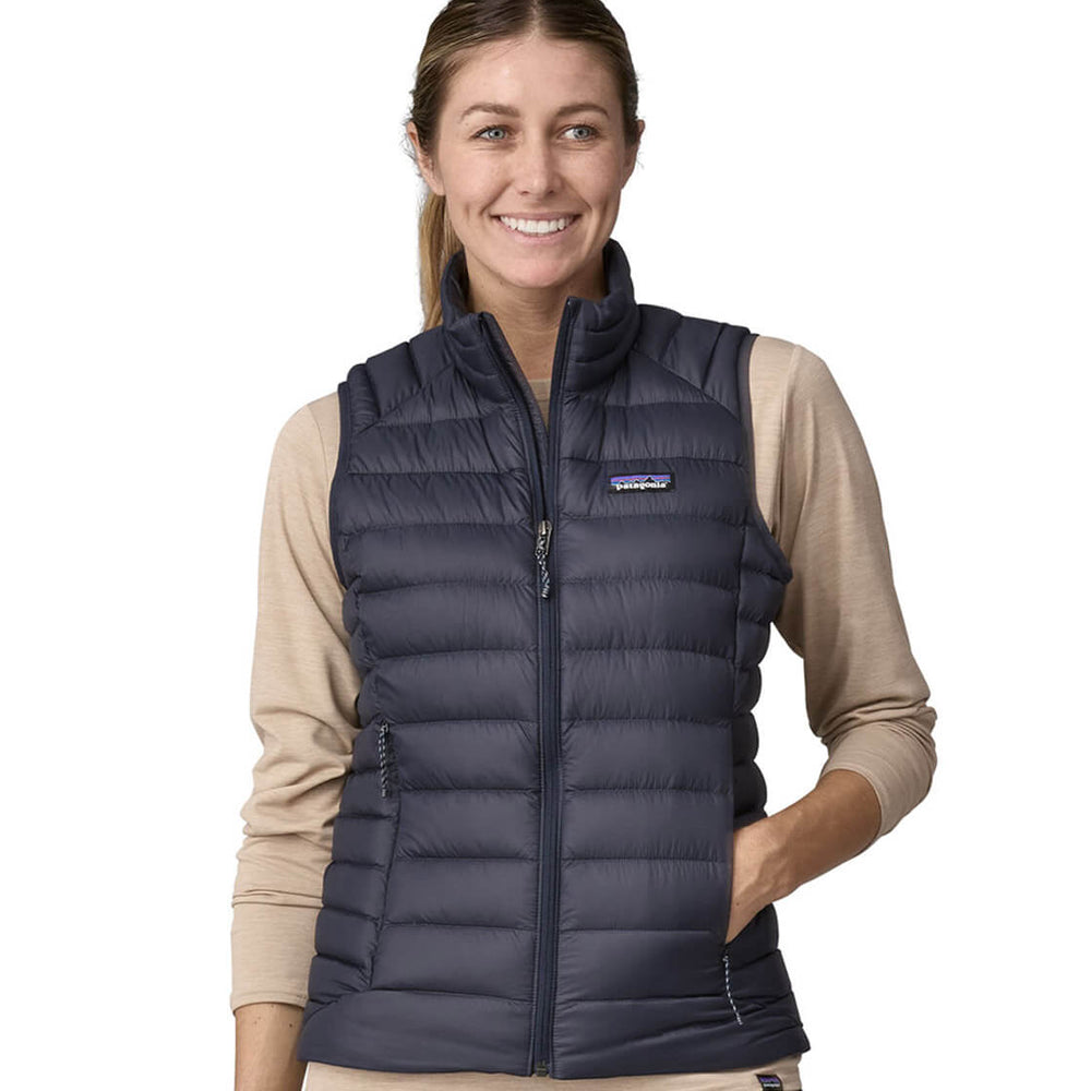 Patagonia W Vest Down Sweater blue smolder