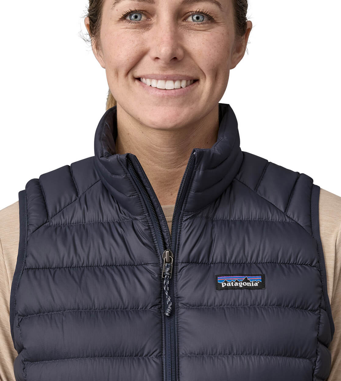 Patagonia W Vest Down Sweater blue smolder