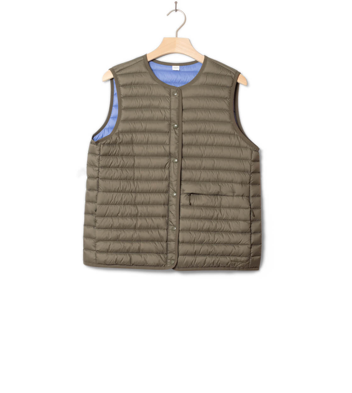 Patagonia W Vest LW Reversible Down green basin