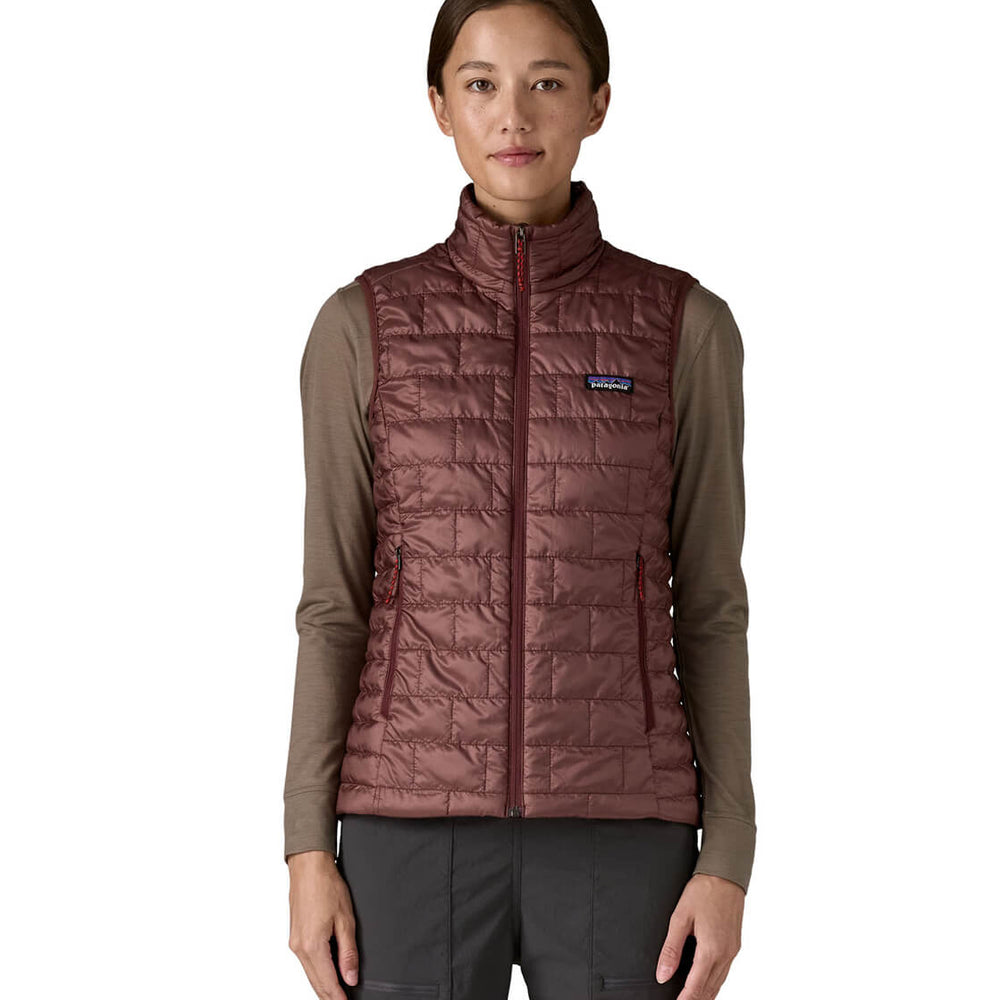 Patagonia W Vest Nano Puff red dark ruby