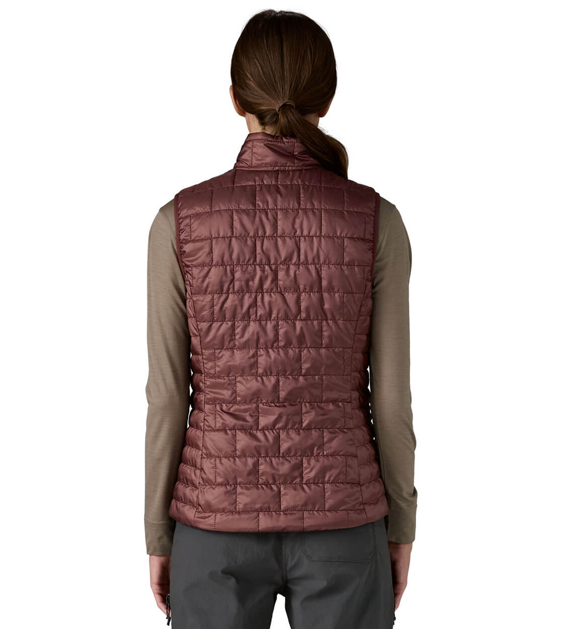 Patagonia W Vest Nano Puff red dark ruby