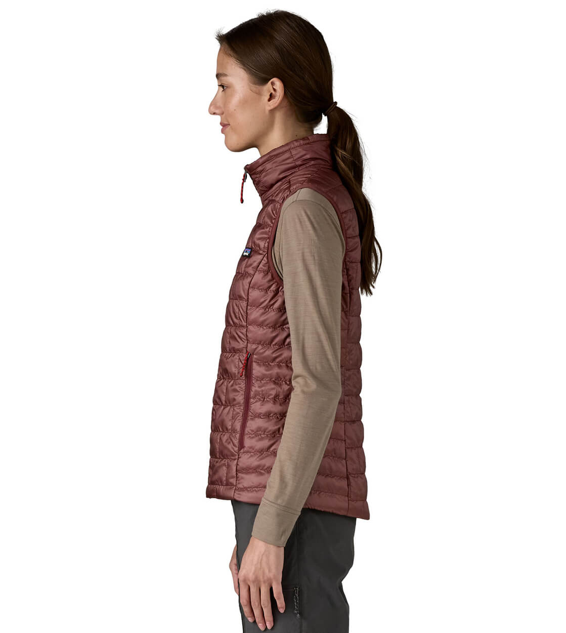 Patagonia W Vest Nano Puff red dark ruby