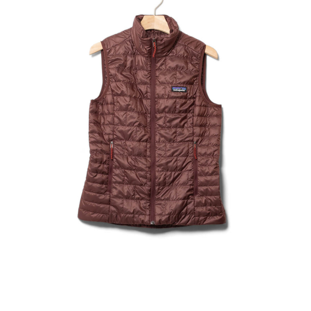 Patagonia W Vest Nano Puff red dark ruby