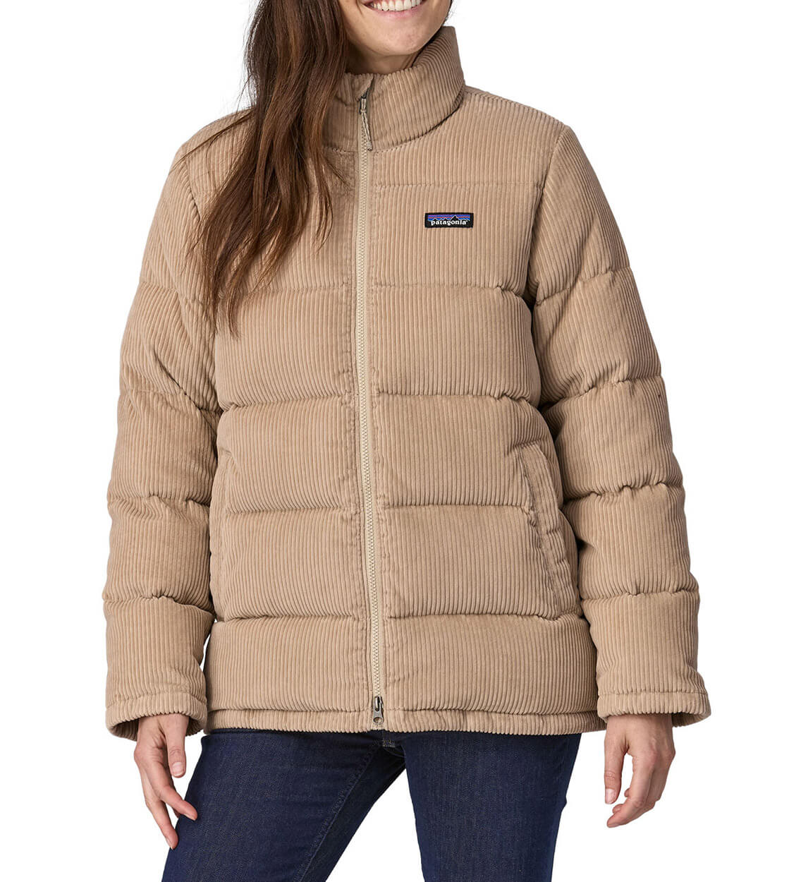 Patagonia W Winterjacket Cord Fjord beige oar tan