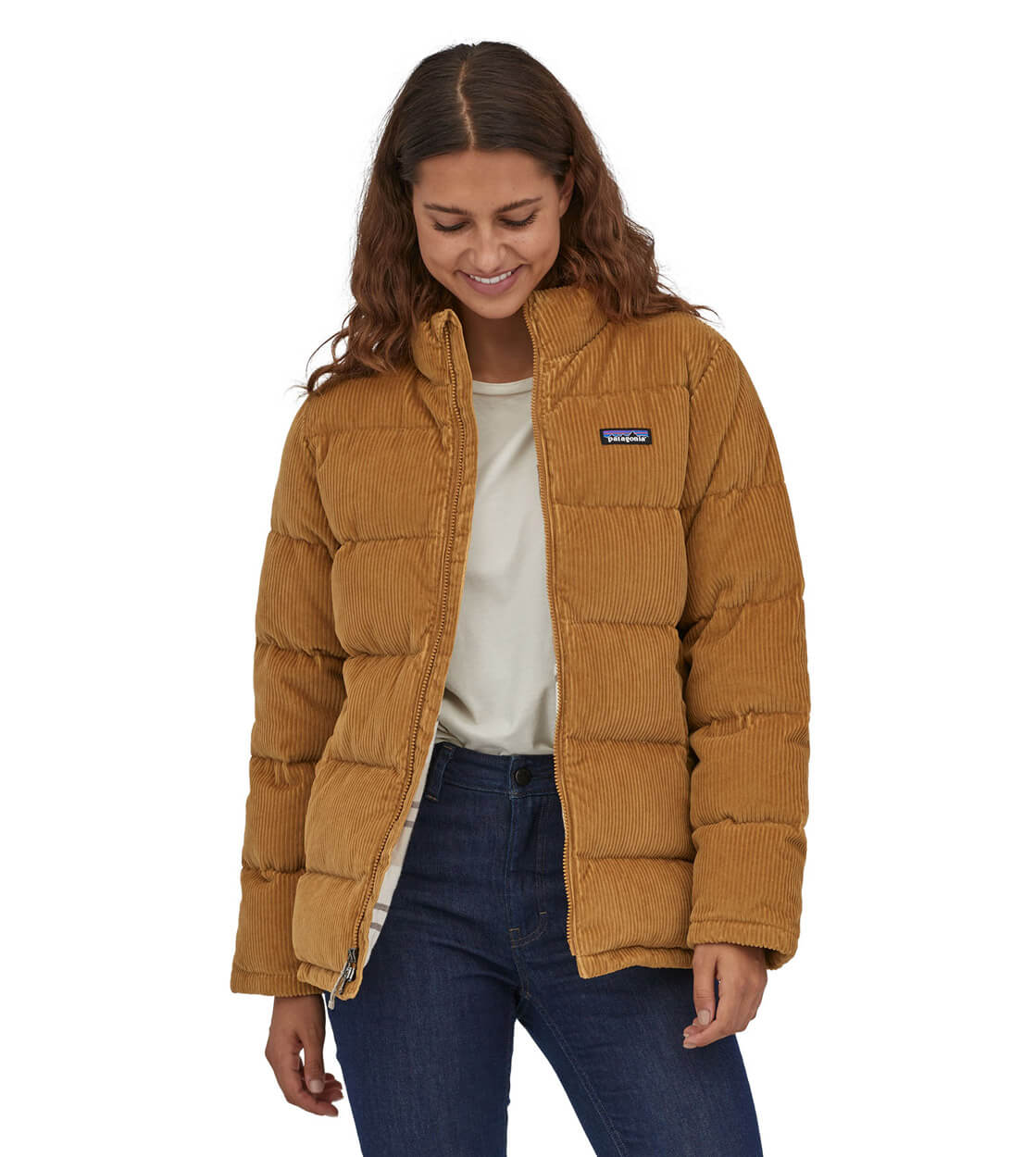 Patagonia W Winterjacket Cord Fjord brown nest