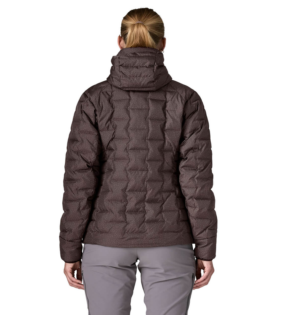 Patagonia W Winterjacket Durable Down Hoody brown den
