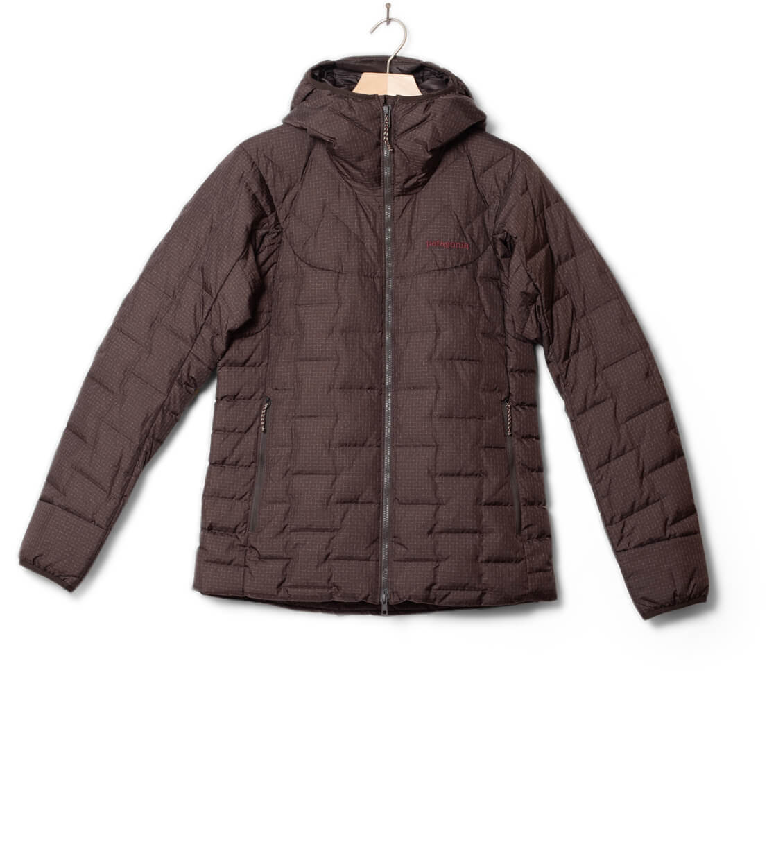 Patagonia W Winterjacket Durable Down Hoody brown den