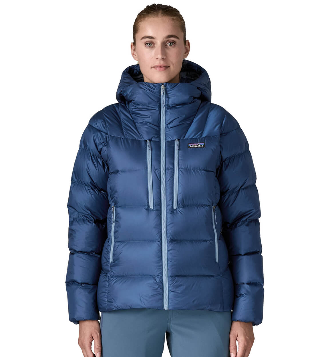 Patagonia W Winterjacket Fitz Roy Down blue element