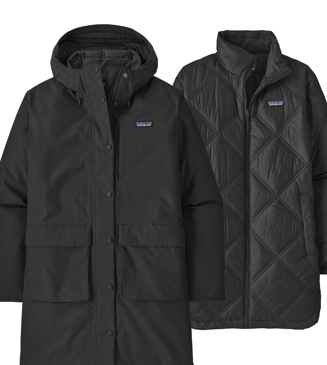 Patagonia W Winterjacket Pine Bank 3 in 1 black