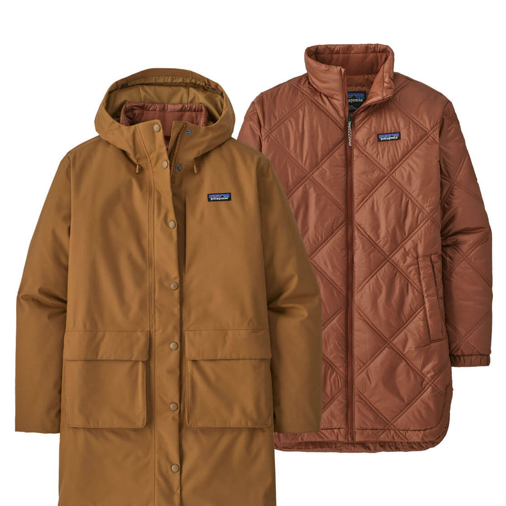 Patagonia W Winterjacket Pine Bank 3-in-1 brown nest