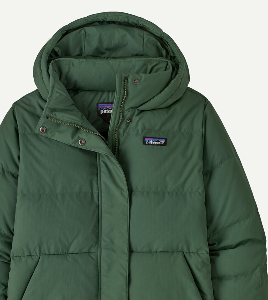 Patagonia W Winterjacket Sisar Down Hooded green canopy