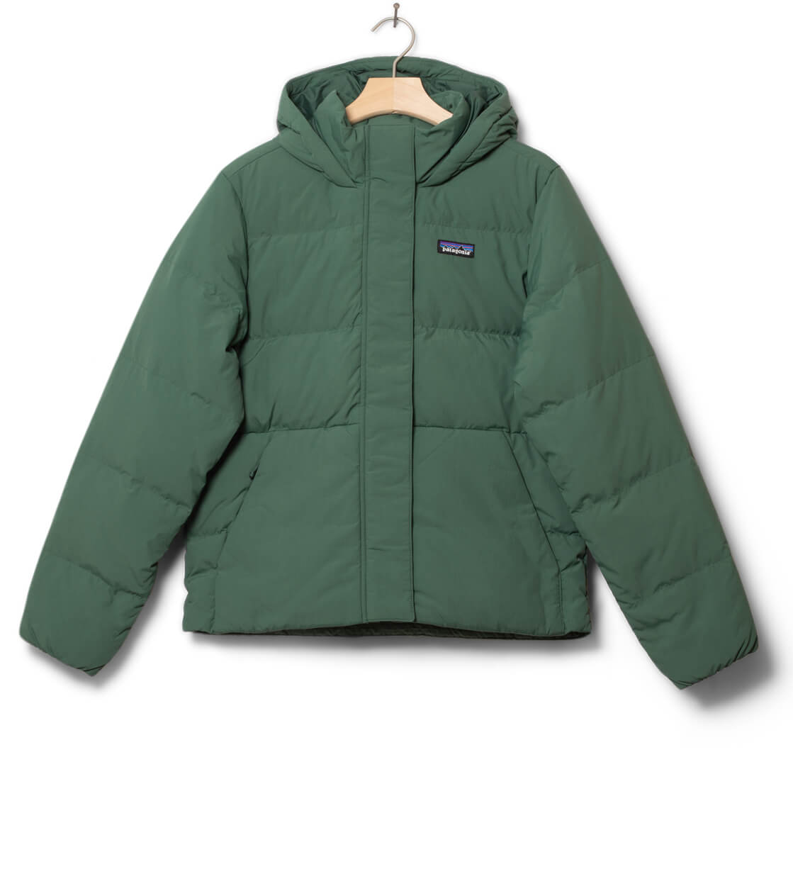 Patagonia W Winterjacket Sisar Down Hooded green canopy